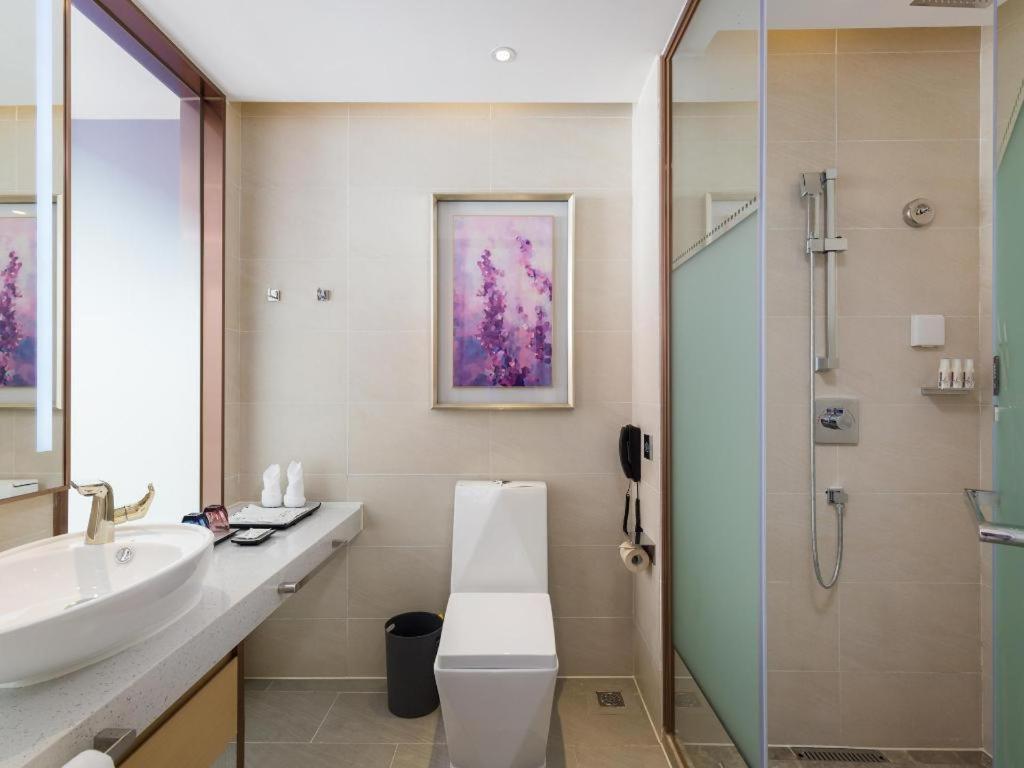 Echarm International Hotel Guangzhou Baiyun International Airport Huadu Plaza Branch - Free Deliver Service To Guangzhou Baiyun International Airport & Free Deliver Service To Canton Fair Complex During Canton Fair Period ภายนอก รูปภาพ