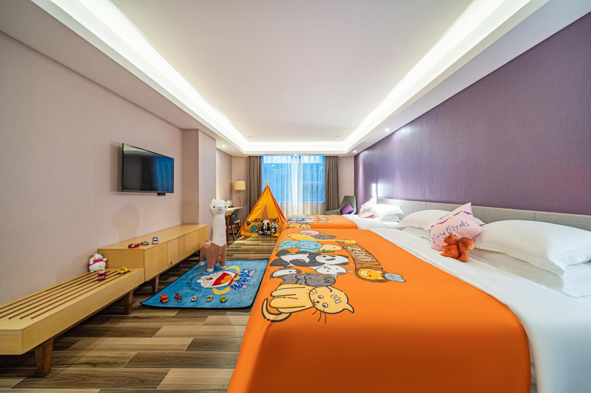 Echarm International Hotel Guangzhou Baiyun International Airport Huadu Plaza Branch - Free Deliver Service To Guangzhou Baiyun International Airport & Free Deliver Service To Canton Fair Complex During Canton Fair Period ภายนอก รูปภาพ